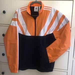 Adidas Orange/Navy Track Jacket